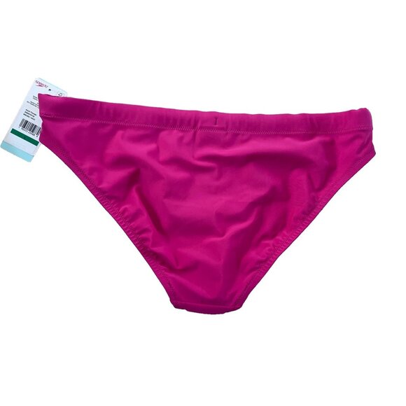 Speedo Hydraline Classic Solid Bikini Swim Bottom Raspberry ( L ) - Picture 4 of 4